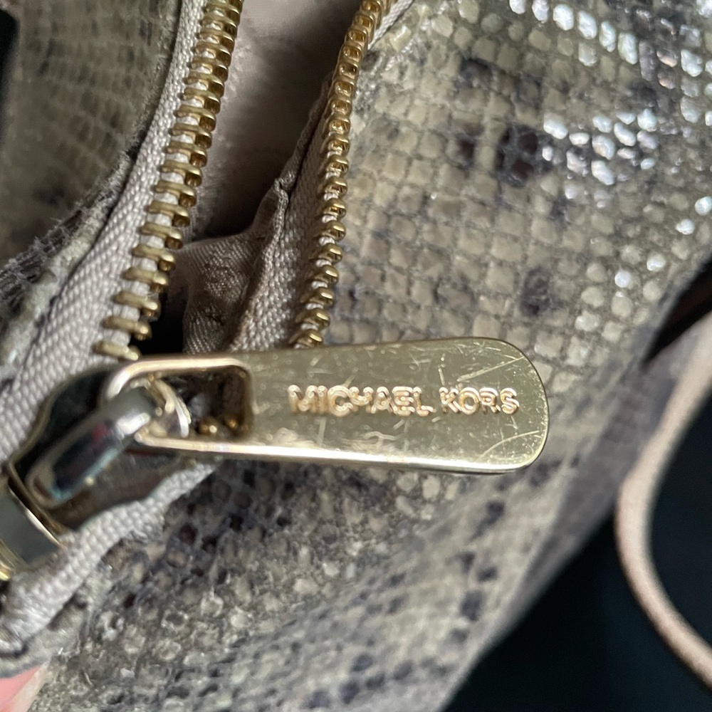 Michael Michael Kors Python Print Leather Bag - image 6